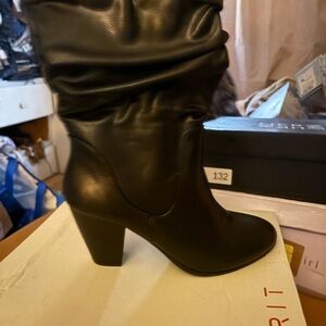 Esprit Black Heeled Boots